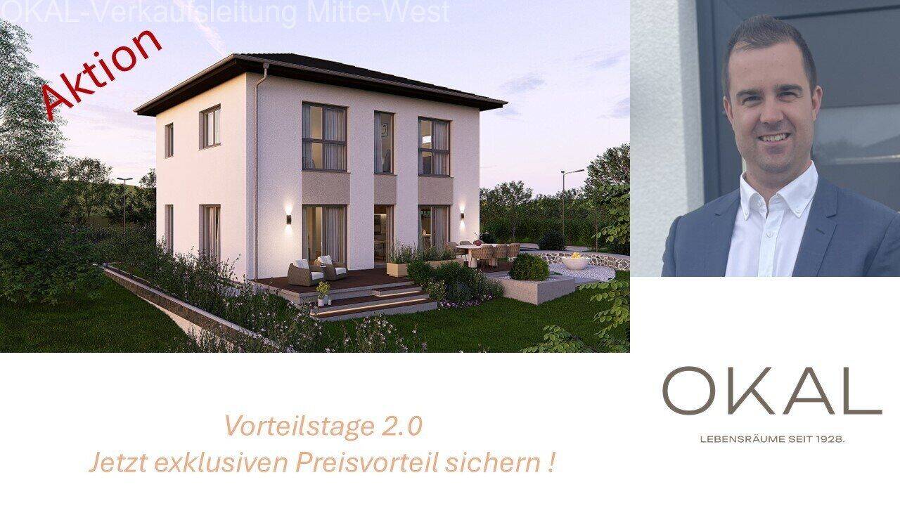 AKTION !! MODERNES WOHNHAUS MIT ELEGANTEM WALMDACH – Malervorbereitet inkl. Grundstück, 56412 Hübingen