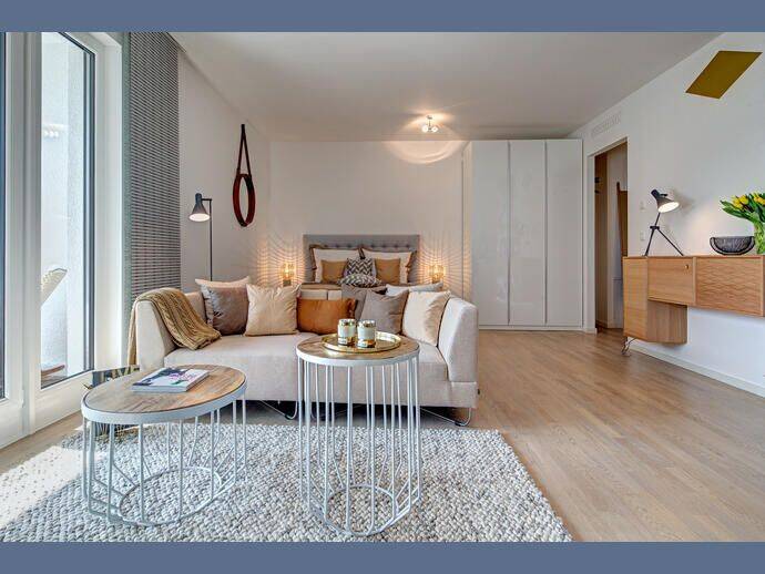 Möbliert: Stylische, top möblierte 1-Zimmer Wohnung, 80336 München (Altstadt-Lehel Ludwigsvorstadt-Isarvorstadt Sendling)
