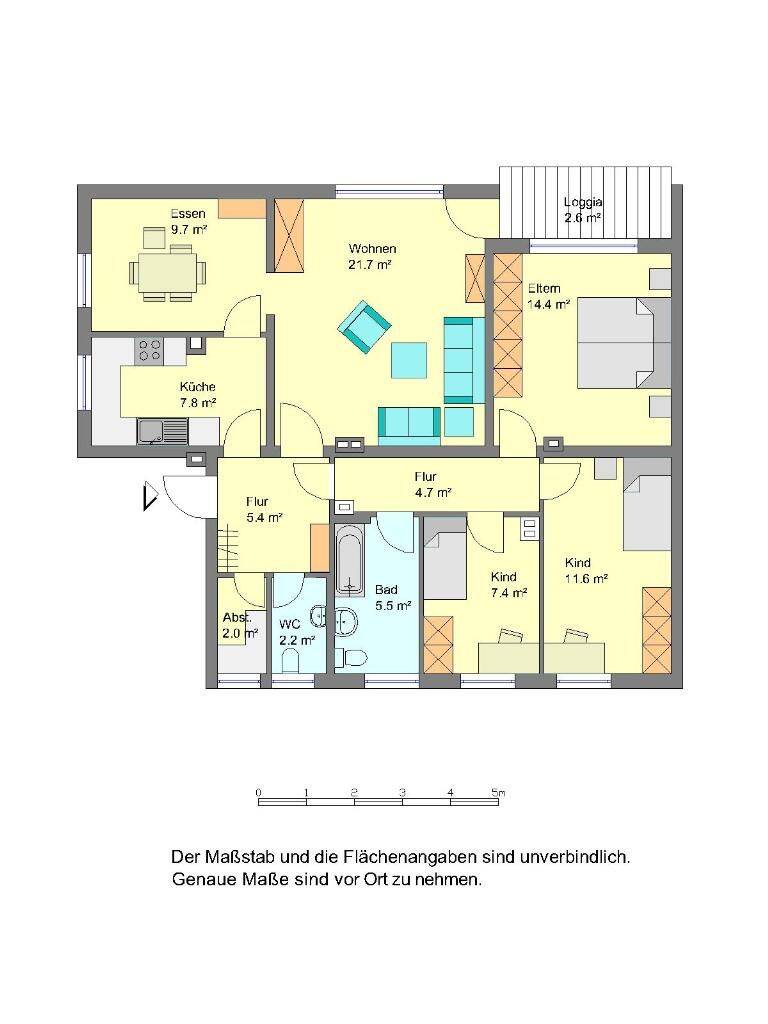 Demnächst frei! 5-Zimmer-Wohnung in Lemgo Hörstmar, 32657 Lemgo