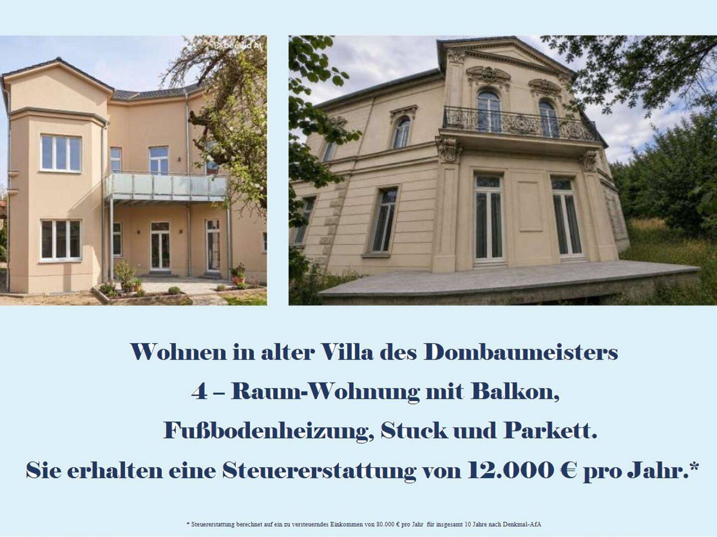 Zu sanierende Villa – Nutzen Sie die Denkmal-AfA, 6618 Naumburg (Saale)