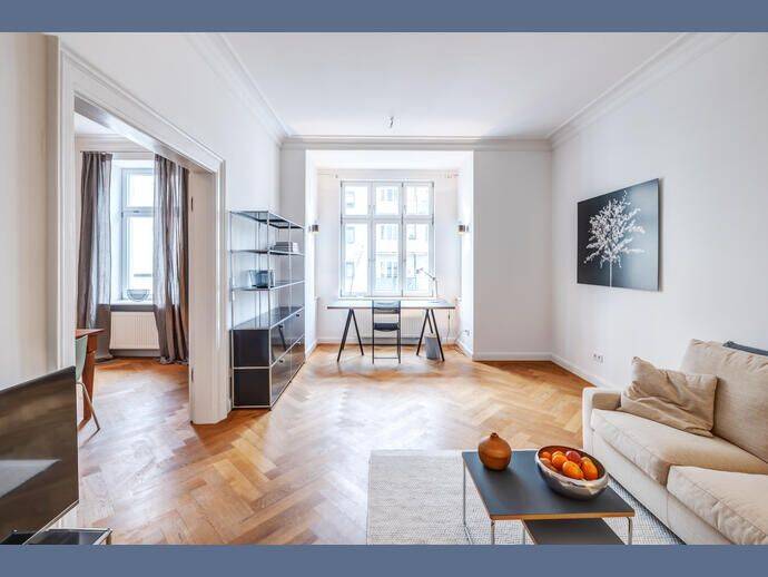 Möbliert: Klasse Wohnung mit optimalem Schnitt in Neuhausen, 80636 München (Maxvorstadt Neuhausen-Nymphenburg)