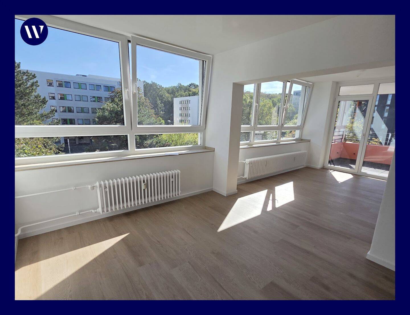 NEU*NEU*NEU* frisch modernisierte 3 ZW mit Balkon, große Fensterfronten, neues Bad, separates WC, 44801 Bochum (Querenburg Stiepel Wiemelhausen)