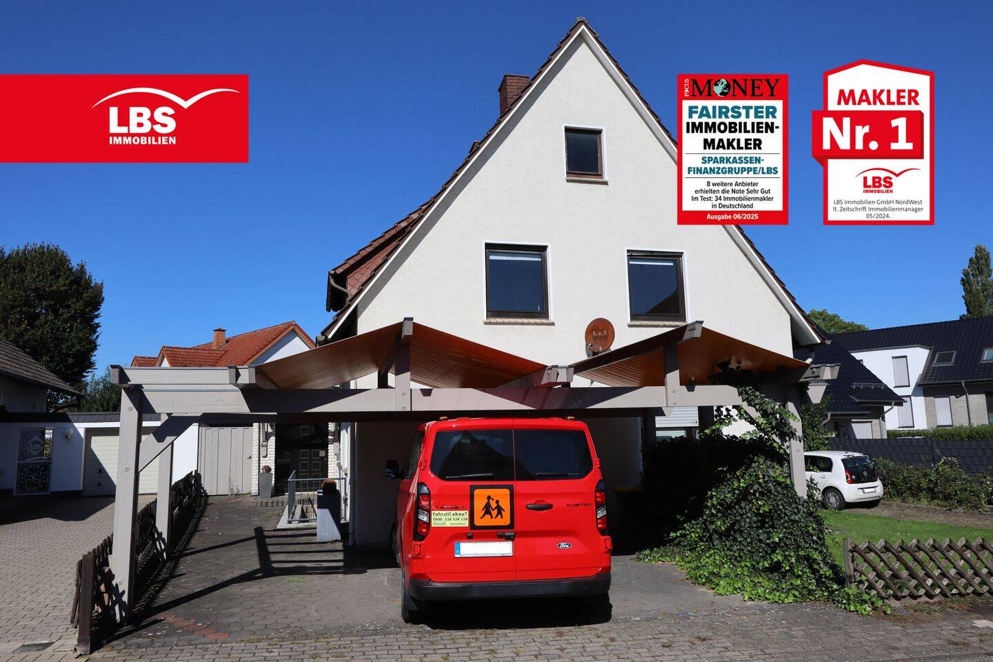 Fast wie ein kleines Haus: 68 m² mit eigenem Eingang, Garage & Garten, 32120 Hiddenhausen