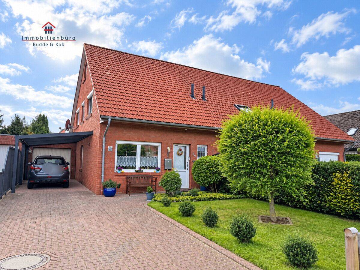 Gepflegtes Reihenendhaus mit ausgebautem Spitzboden, Garage, Carport und Garten im Seemannsdorf Barßel, 26676 Barßel