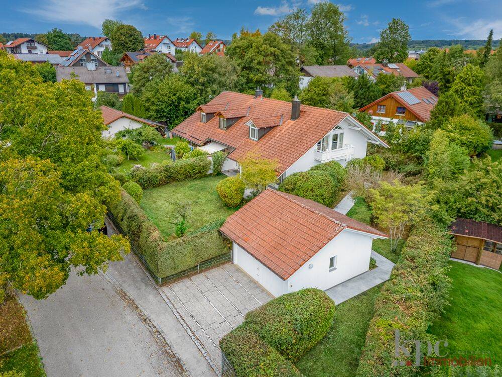 Pöcking – Wunderbare DHH mit nur 2 Wohnebenen auf 719m² Südgrund! Absolut ruhige Bestlage!, 82343 Pöcking