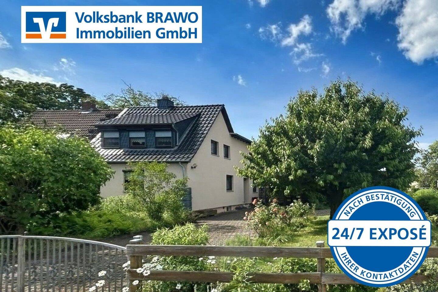 Charmante Doppelhaushälfte auf XL-Grundstück in Braunschweig-Lehndorf, 38116 Braunschweig (Kanzlerfeld Lamme Lehndorf)