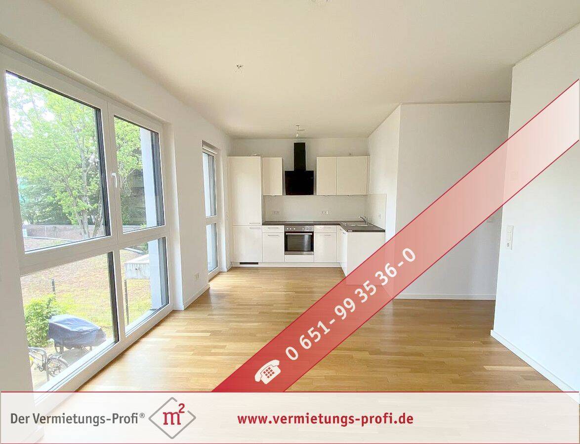 Luxuriös wohnen in Mosel Lage – lichtdurchflutete und barrierefreie 2ZKB Wohnung mit Balkon!, 54292 Trier (Eitelsbach Ruwer Trier-Nord)