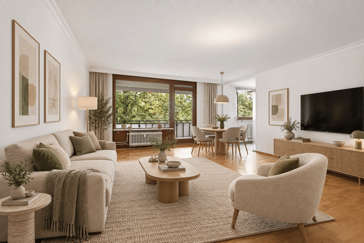 Mitten in Wandsbek: großzügige, modernisierte 2-Zimmer-Wohnung mit großem Balkon & Tiefgarage, 22041 Hamburg (Wandsbek Marienthal Tonndorf)