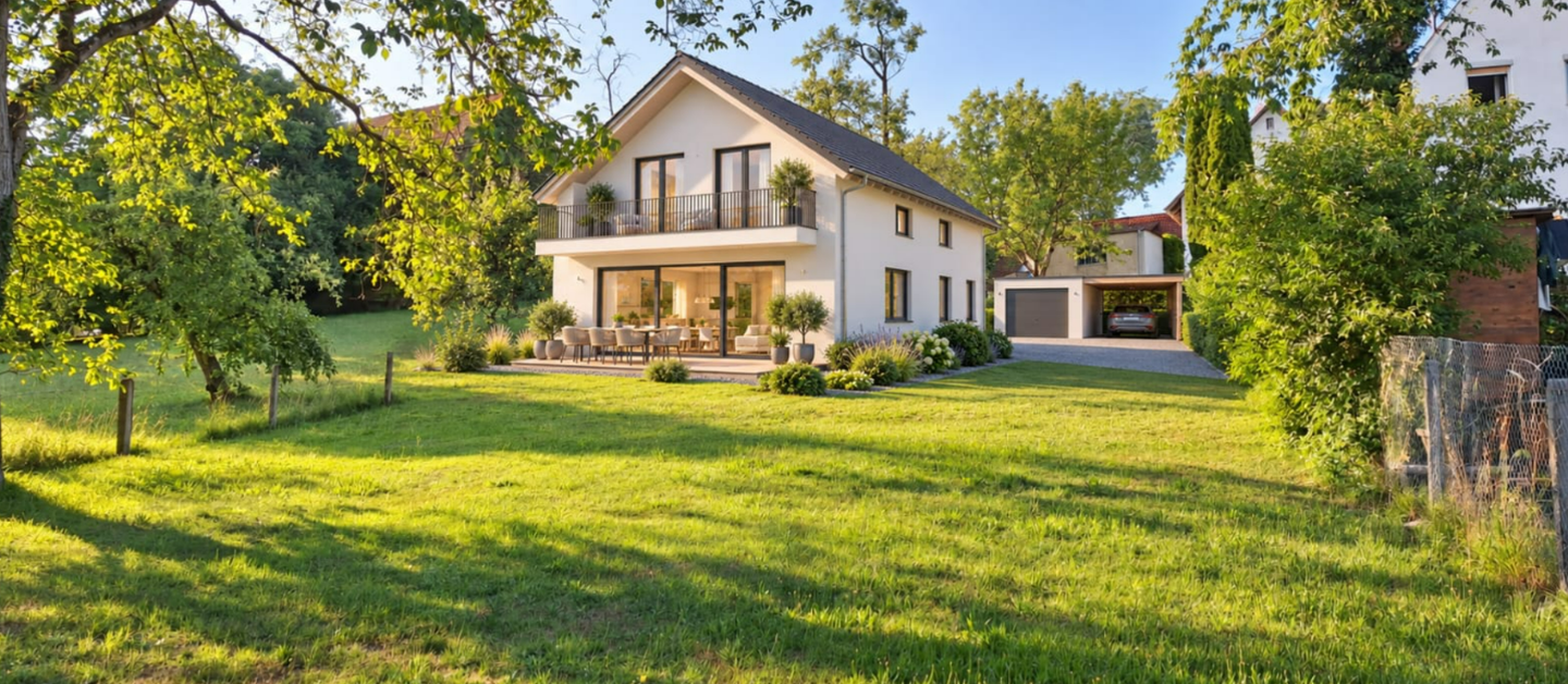 Genehmigtes Einfamilienhaus-Projekt mit 1.177 m² Grundstück und XL-Garten, 86456 Gablingen