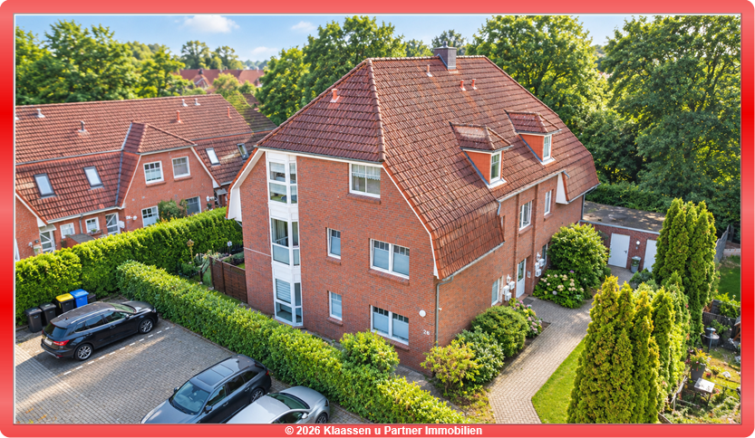 Gemütliche Dachgeschosswohnung mit Balkon & Stellplatz in zentraler Lage von Aurich – Perfekte Kapit, 26603 Aurich