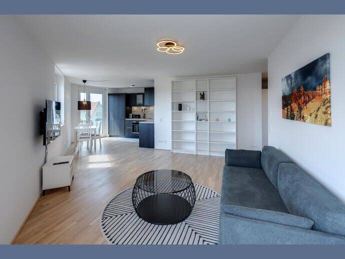 Möbliert: Dachterrassenwohnung im Plaza Pasing (Neubau 2023), 81241 München (Aubing-Lochhausen-Langwied Pasing-Obermenzing)