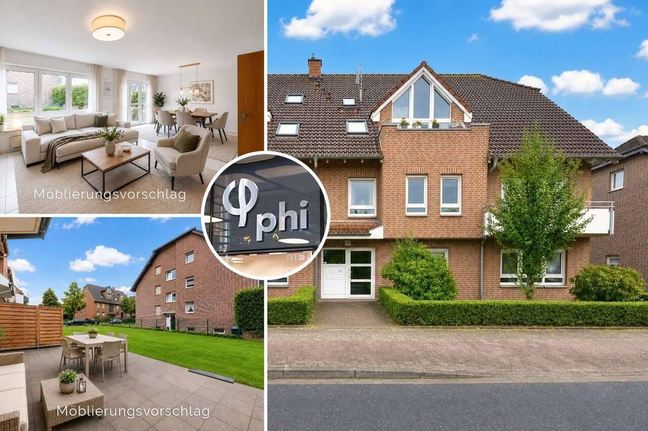 PHI AACHEN – Viel Platz zum Leben: 4-Zimmer -Wohnung mit Terrasse und TG-Stellplatz in Baesweiler!, 52499 Baesweiler