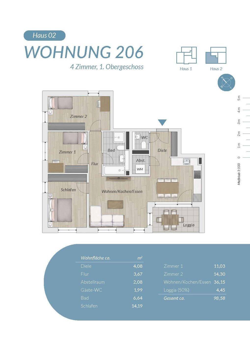 Neubauwohnungen – Wohnen an Salachs grüner Seite!, 73084 Salach