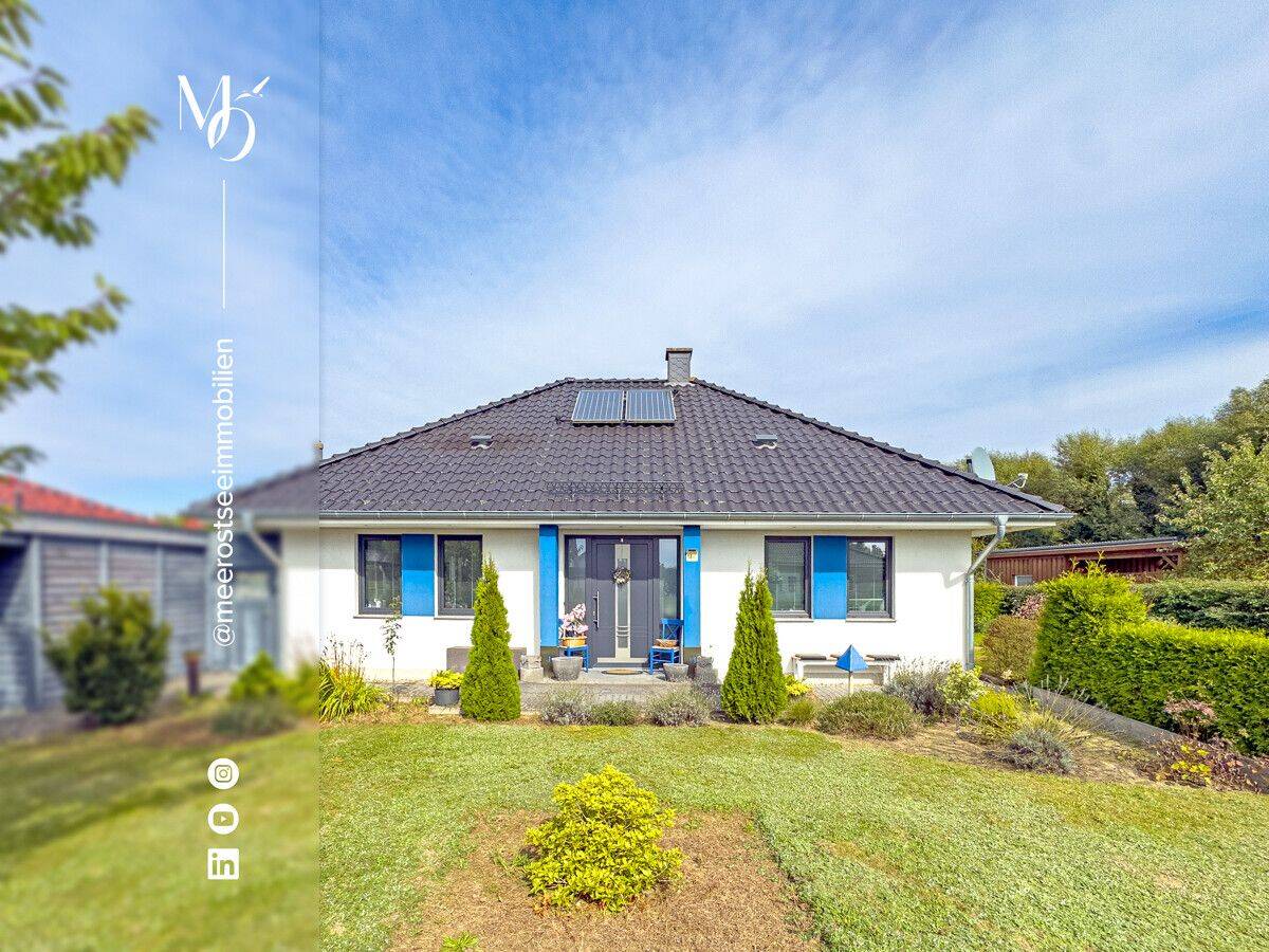 Bungalow mit Sauna & Kamin // außergewöhnliches Grundstück mit 7.353 m² // 10 min. bis Stralsund, 18510 Zarrendorf