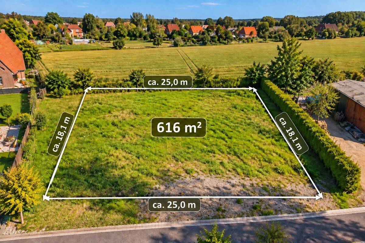 EINMALIGE GELEGENHEIT! Eines der letzten verfügbaren Baugrundstücke in Bütlingen *Familienlage*, 21395 Tespe