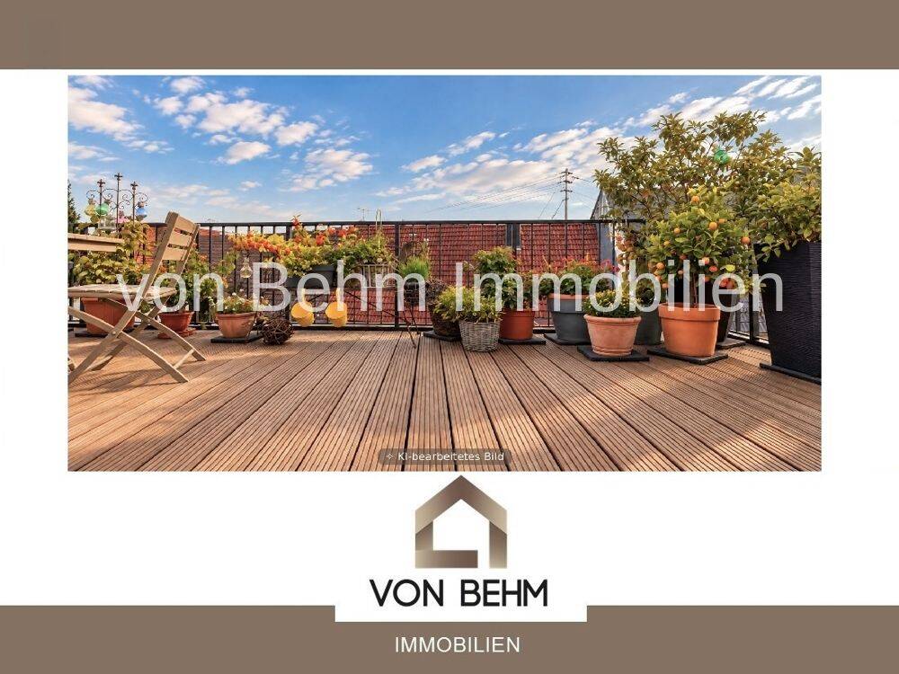 Oben drüber & Mittendrin – Helle Dachgeschosswohnung mit Rundum-Weitblick und sonniger Dachterrasse., 85283 Wolnzach