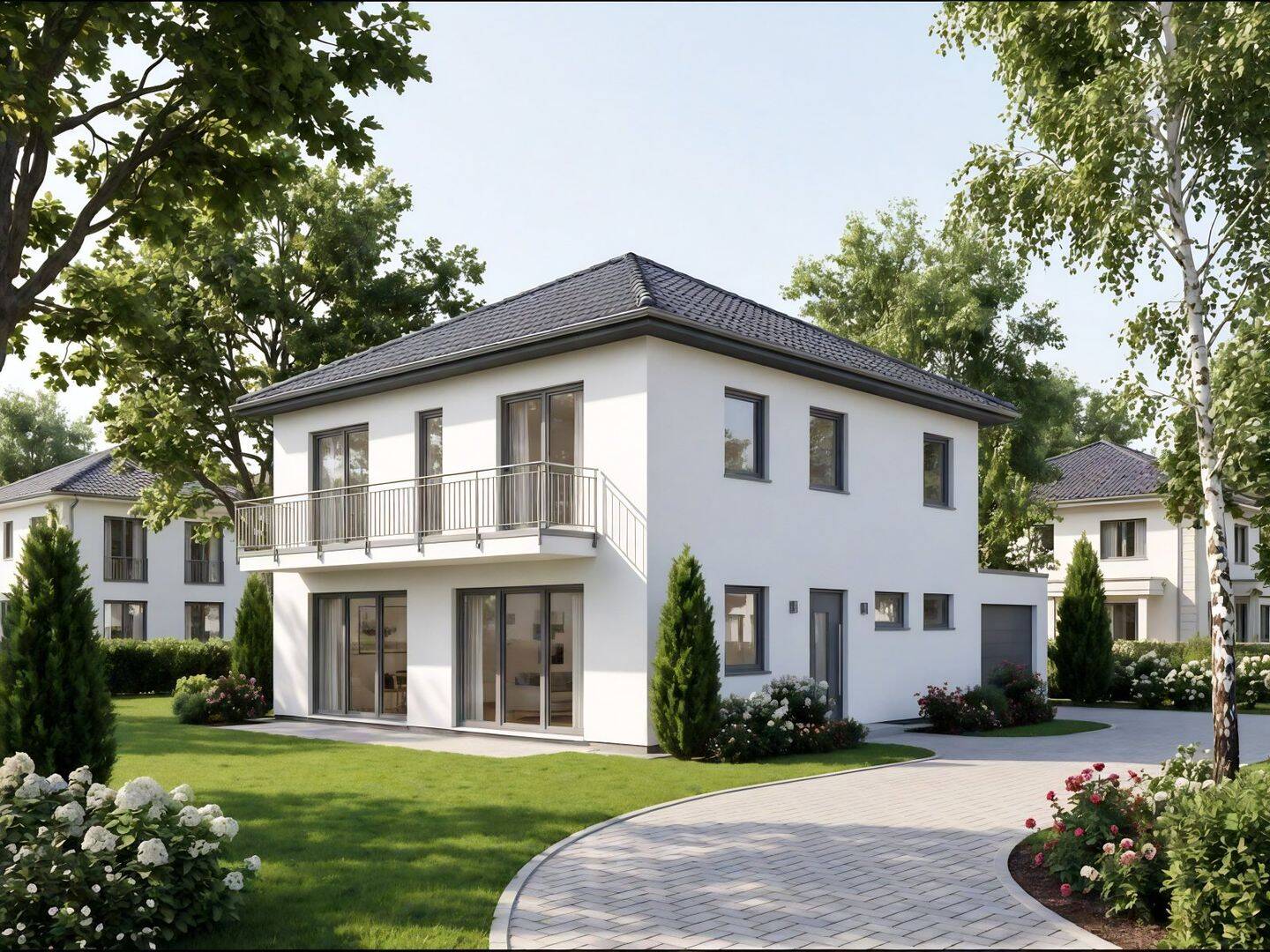 Individuell geplante Stadtvilla mit 145 m² Wohnfläche, 1909 Großharthau
