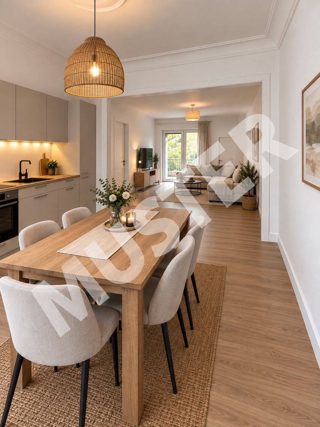 3-Zimmer-Wohnung mit Terrasse – Erstbezug nach Modernisierung, 46045 Oberhausen