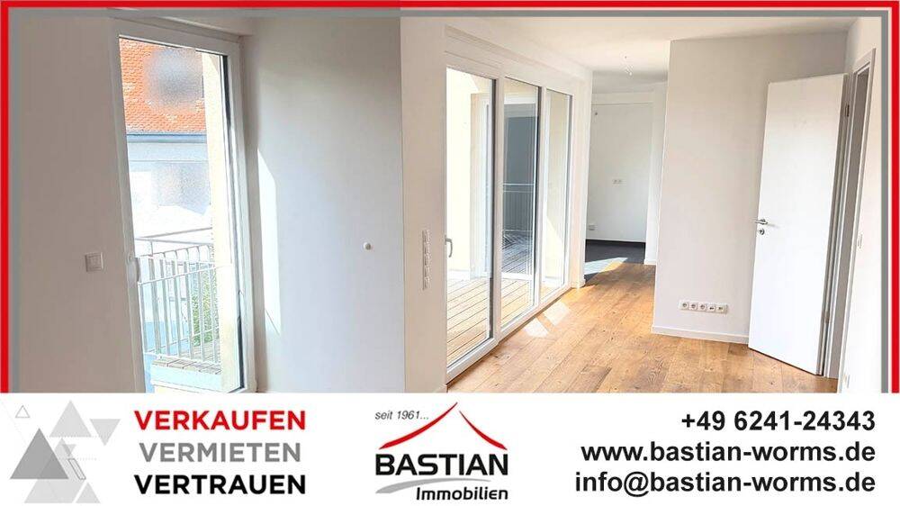Nichts liegt näher! Neuwertige, trendige 3-Zi.-WHG in Zentrumslage mit Balkon, Lift, G-Stellplatz!, 67549 Worms (Hochheim Innenstadt Leiselheim Neuhausen Pfiffligheim)