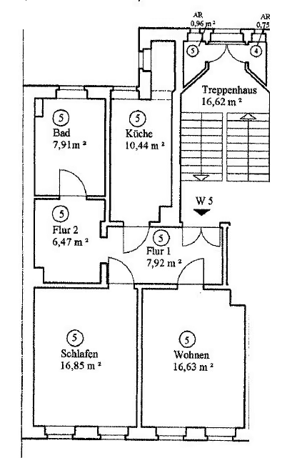 2-ZIMMER-WOHNUNG MIT PARKETT IN DER EISENBAHNSTRASSE 90, 4315 Leipzig (Neustadt-Neuschönefeld Sellerhausen-Stünz Volkmarsdorf)