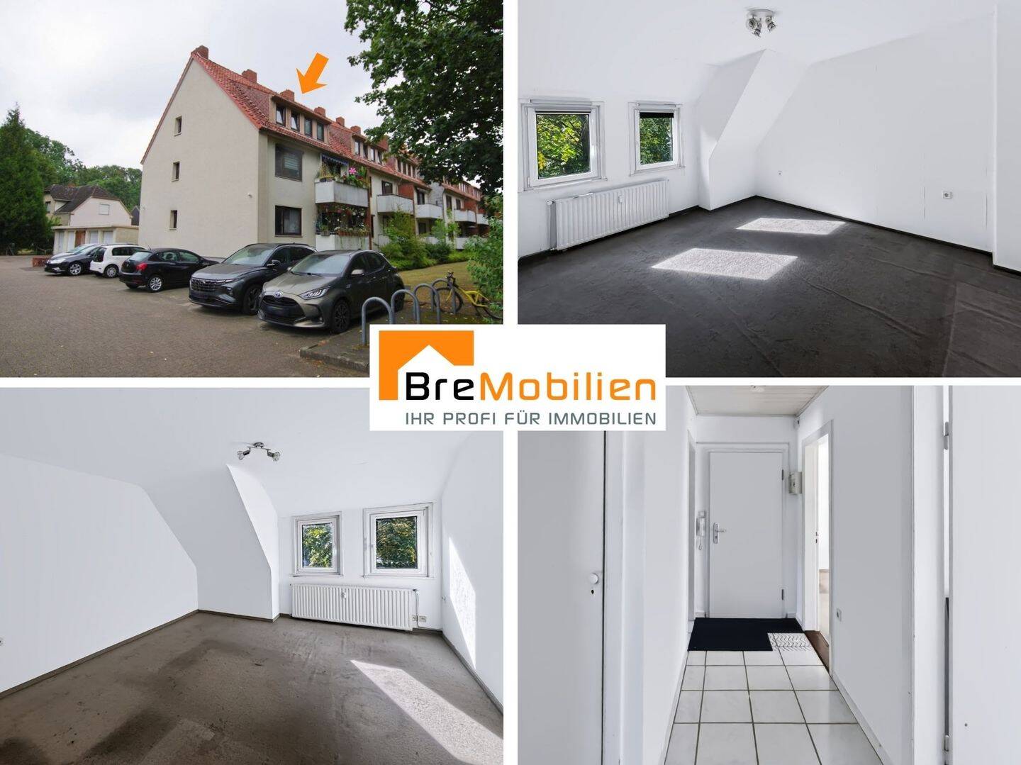 3-Zimmer-DG-Wohnung mit Aussenstellplatz in Bremen nahe Mercedes, 28327 Bremen (Blockdiek Ellener Feld Neue Vahr Südost)