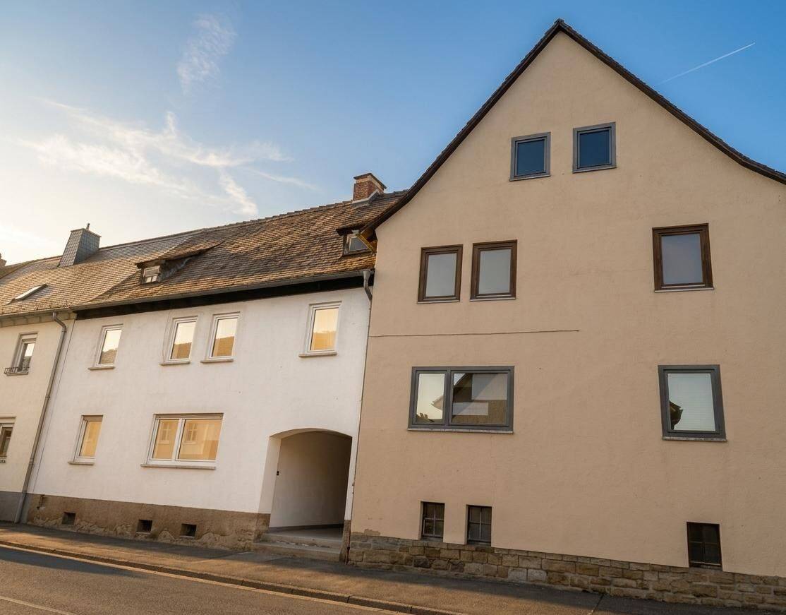 Zwei Häuser mit gemeinsamen Garten in Cornberg zuverkaufen., 36219 Cornberg