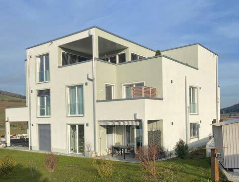 Neuwertige 3-Zimmer-Wohnung mit traumhaftem Baarblick – energieeffizient & ökologisch hochwertig, 78187 Geisingen