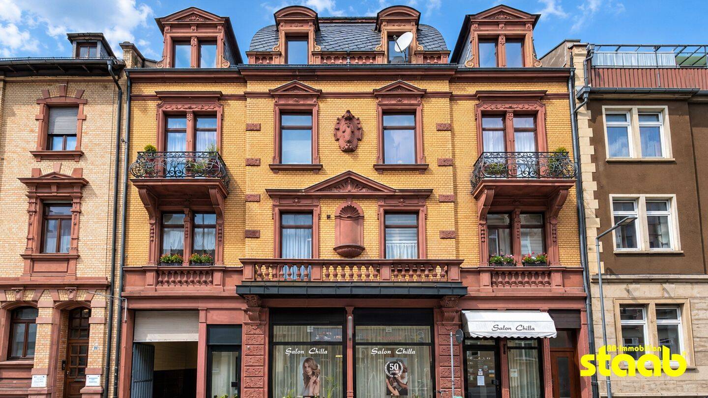 ***STILVOLLE 5-ZIMMER-ALTBAUWOHNUNG MIT ZWEI BALKONEN IN INNENSTADTLAGE***, 63739 Aschaffenburg (Innenstadt Österreicher Kolonie)