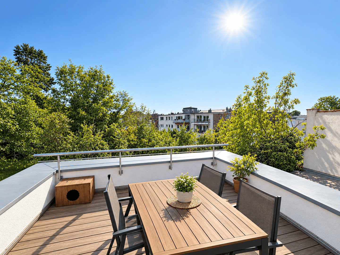 Zentrale Dachgeschosswohnung in Euskirchen mit Blick ins Grüne, 53879 Euskirchen