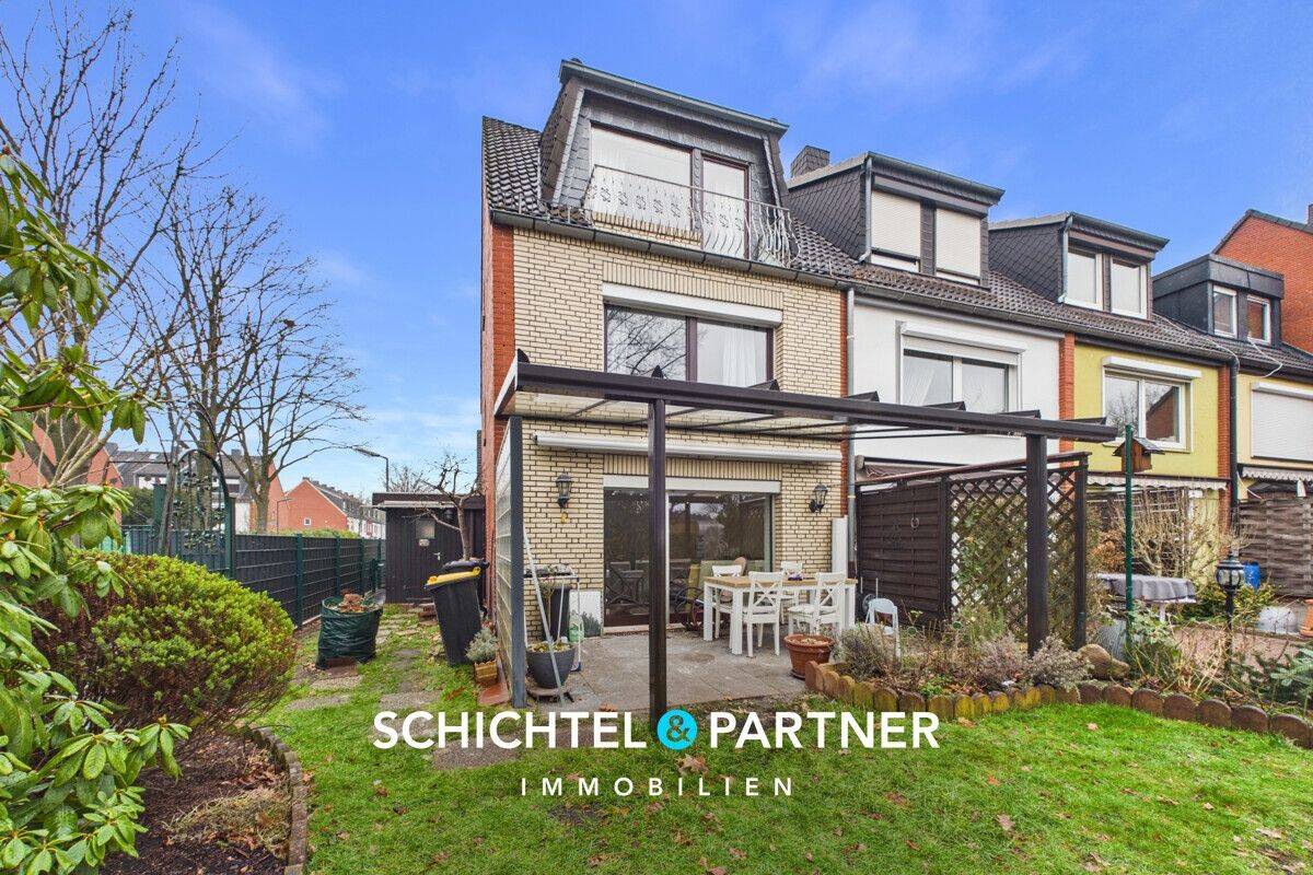 Osterholz | Attraktives Reihenendhaus mit schönem Garten und Garage, 28325 Bremen (Ellenerbrok-Schevemoor Oberneuland Tenever)
