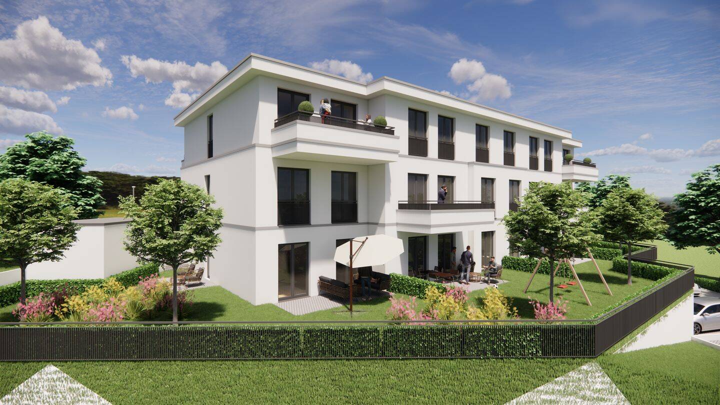 3 Zimmer Neubau-EG Wohnung mit eigenem Garten und 2 Terrassen, 45289 Essen (Burgaltendorf)