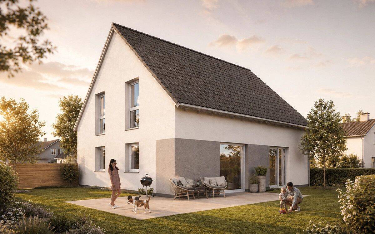 Neubau-Einfamilienhaus in Baiersdorf-Igelsdorf – modern wohnen auf ca. 143 m², 91083 Baiersdorf