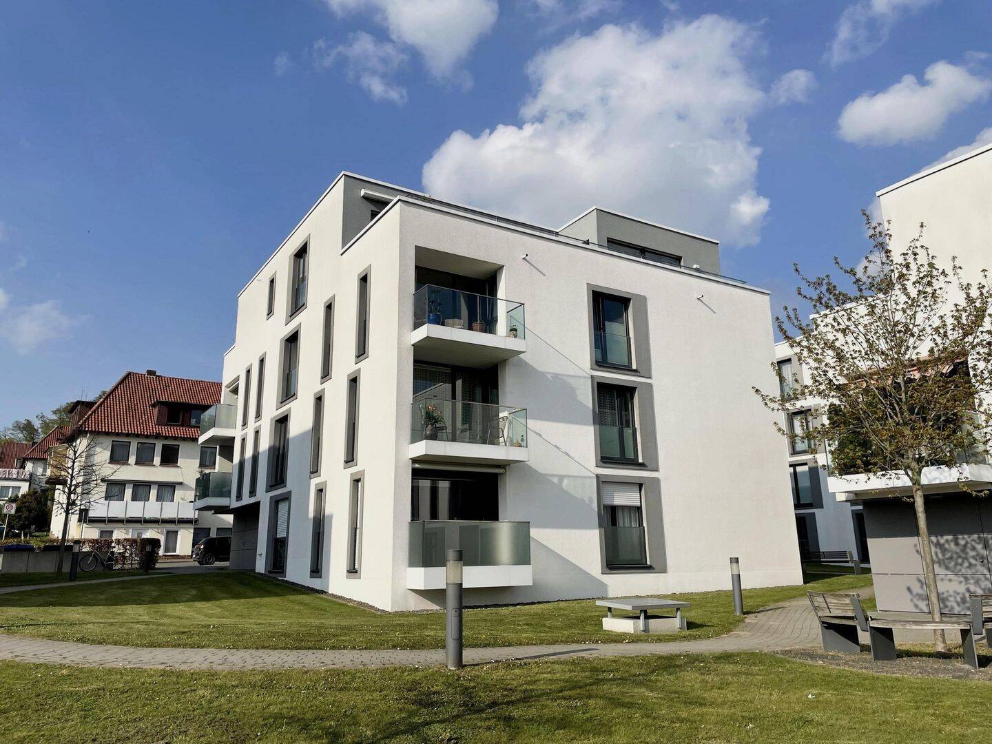 Exklusive 3-Zimmer-Wohnung im Erdgeschoss des Quartiers „Living Garden“ – Stilvoll, modern & provisionsfrei, 31812 Bad Pyrmont