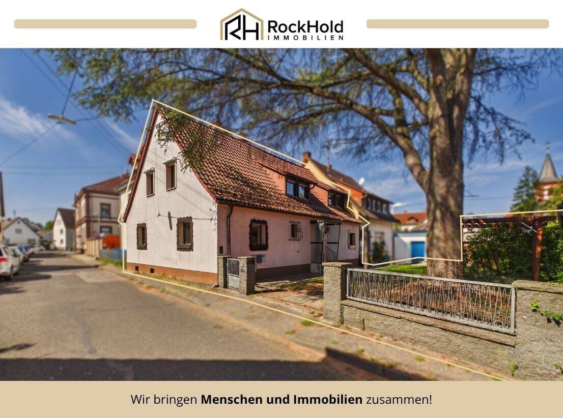 Entspanntes Wohnen in Daxlanden: Einfamilienhaus mit Garten und zwei Garagen, 76189 Karlsruhe (Daxlanden Grünwinkel Knielingen Mühlburg Oberreut)