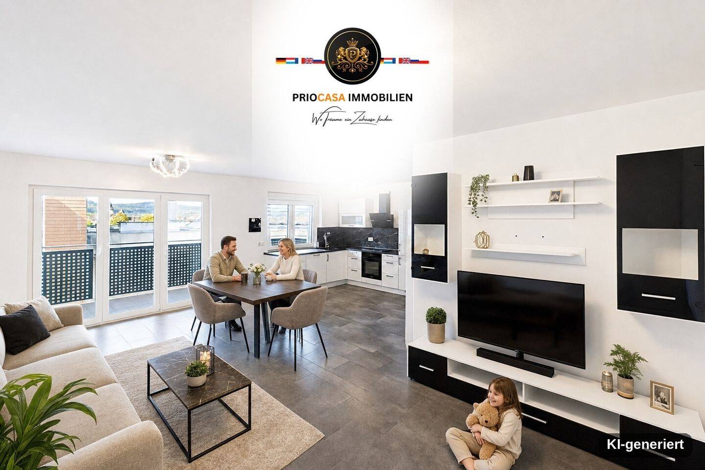 Stilvolle 2-Zimmer-Wohnung mit großzügiger Loggia und Aufzug in zentraler Lage von Merzig, 66663 Merzig