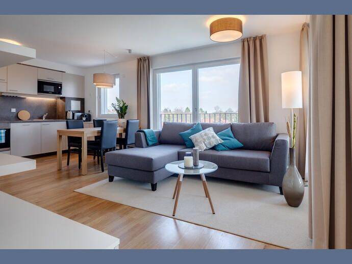 Möbliert: Moderne 2-Zimmer Wohnung | opt. Einzelstellplatz, 80937 München (Milbertshofen-Am Hart)