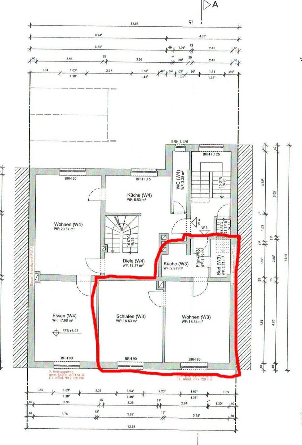 2,5-Zimmerwohnung mit 46 qm in GE-Ückendorf ab sofort zu vermieten, 45886 Gelsenkirchen (Ückendorf)
