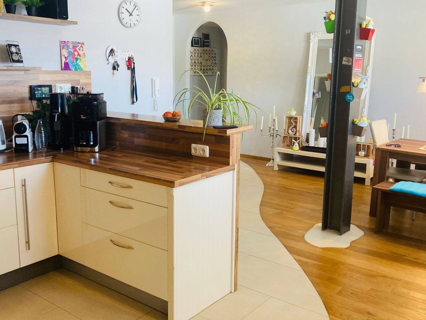 gepflegte 4 Zimmer Wohnung in zentraler ruhiger Lage von Rockenberg, 35519 Rockenberg