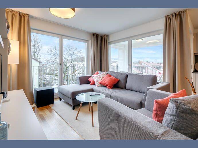Möbliert: Top möblierte 3-Zimmer-Wohnung in Milbertshofen, 80937 München (Milbertshofen-Am Hart)