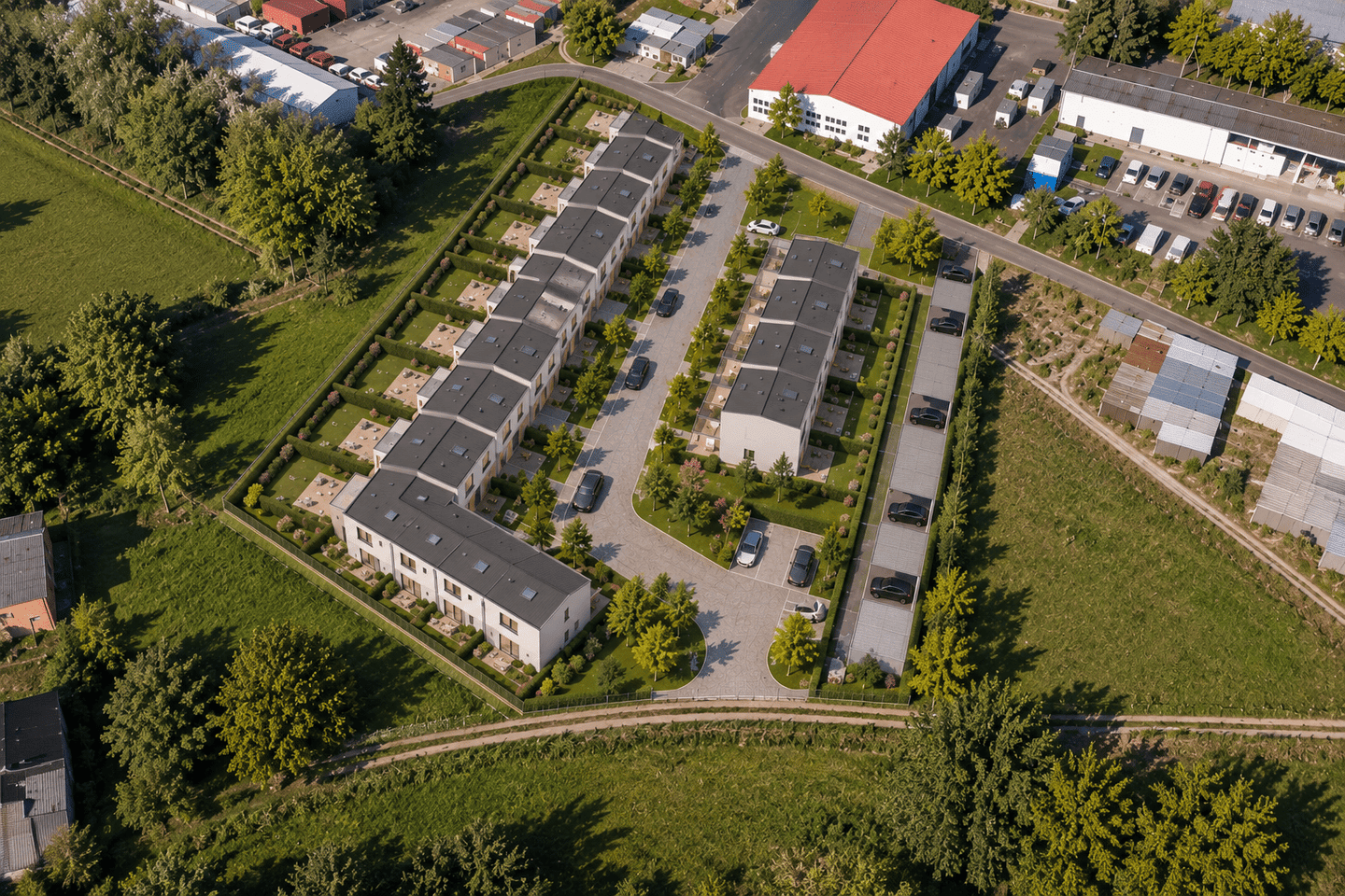 Grundstücksensemble in Werneuchen – inklusive Planung für 15 moderne Reihenhäuser, 16356 Werneuchen