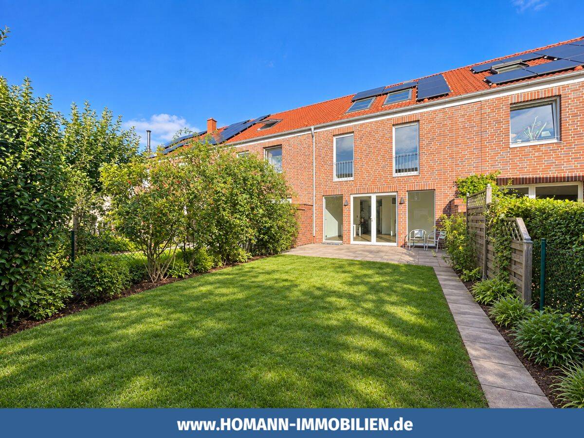 Energieeffizienzklasse A+: Reihenmittelhaus auf Erbpachtgrundstück in Hiltrup-West, 48165 Münster (Amelsbüren Angelmodde Berg Fidel Hiltrup)