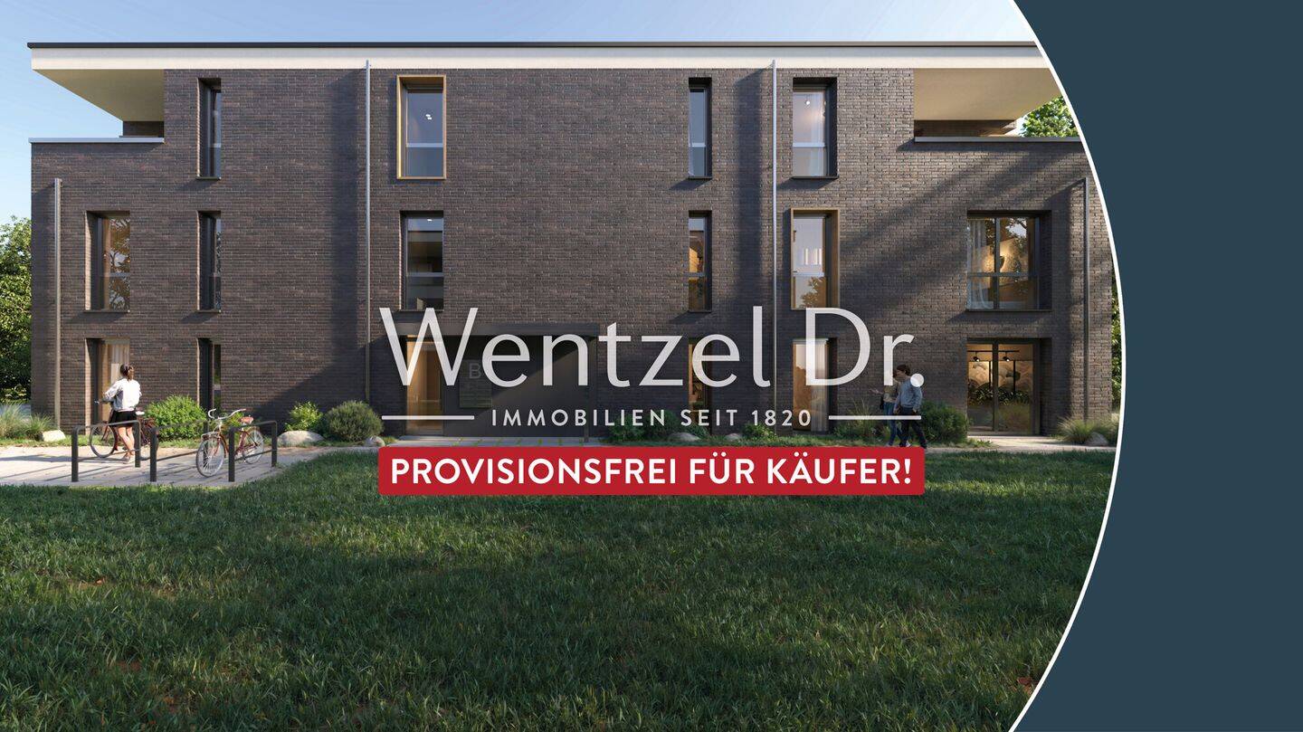 PROVISIONSFREI für Käufer – NEUBAU-Wohnung! Exklusive Ausstattung: Erdgeschoss (2 Zi.), Südterrasse, 22359 Hamburg (Wandsbek Bergstedt Rahlstedt Volksdorf)