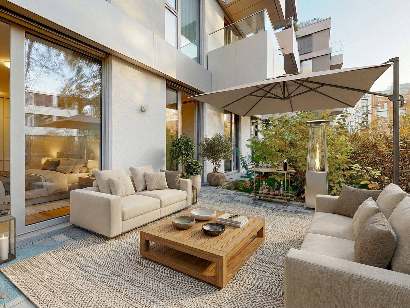 Urbanes Wohnen auf höchstem Niveau – Neubauwohnung mit Südterrasse und großem Wohnbereich, 10179 Berlin (Mitte)