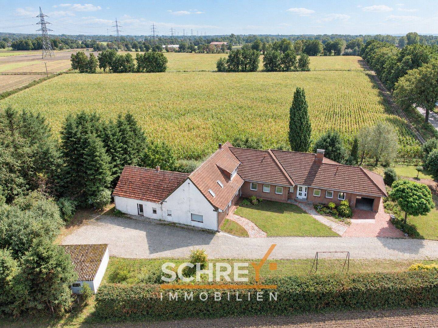 Idyllisch wohnen in Merzen – gepflegtes Wohnhaus (1992) mit angrenzendem Altbau, 49586 Merzen