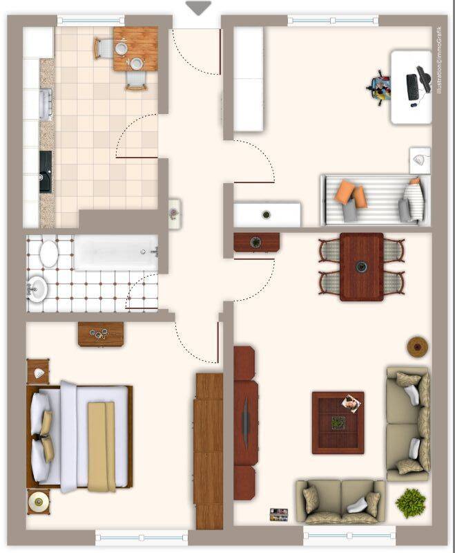 Frisch renovierte 3 Zimmer für kurzfristigen Bezug., 41236 Mönchengladbach (Bonnenbroich Geneicken Heyden Mülfort Rheydt)