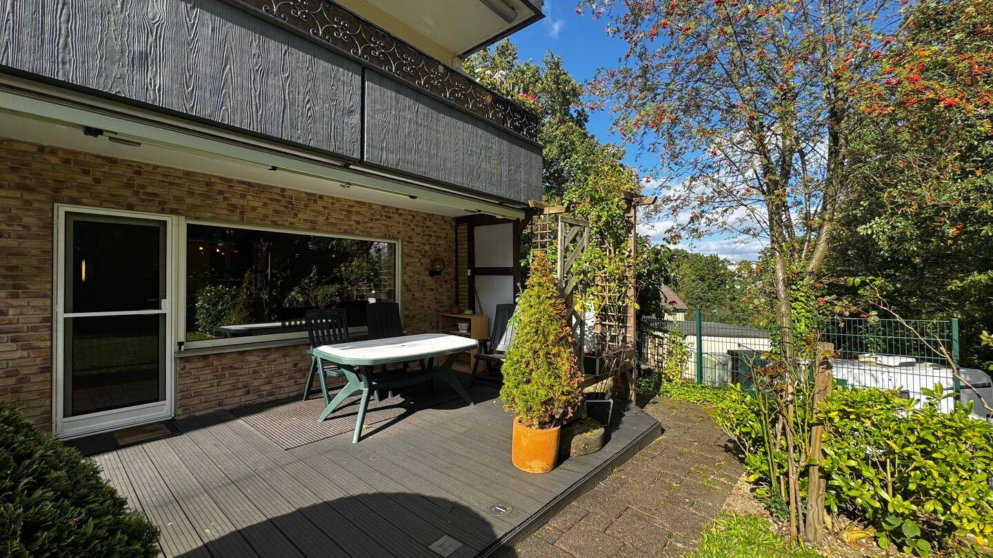Wohnen im Grünen mit eigener Terrasse – gepflegte Souterrainwohnung in beliebter Lage von Gevelsberg, 58285 Gevelsberg