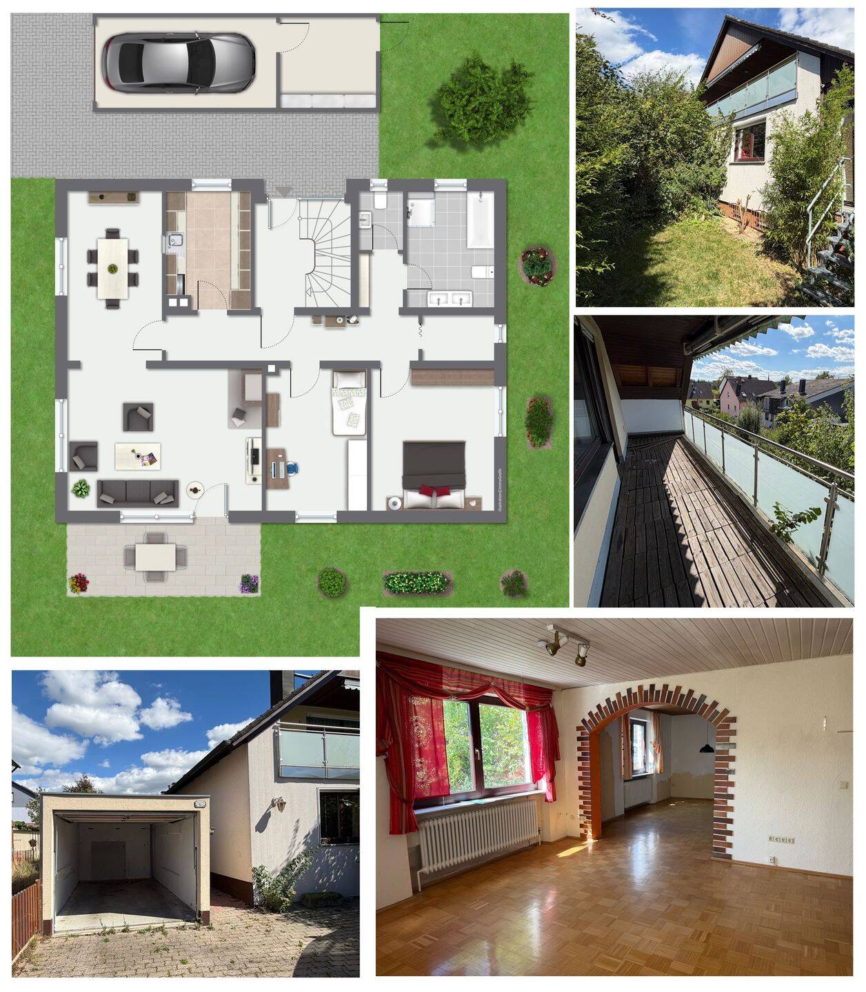 Zweifamilienhaus (EFH) in ruhiger Lage – Nähe Schlosspark Fantaisie, 95488 Eckersdorf