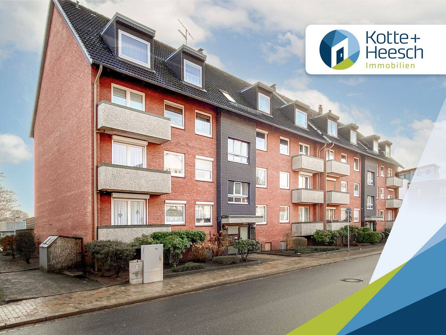 Freie 3-Zimmer-Wohnung mit Balkon und TG-Stellplatz in beliebter Lage von Wittorf, 24534 Neumünster (Innenstadt)