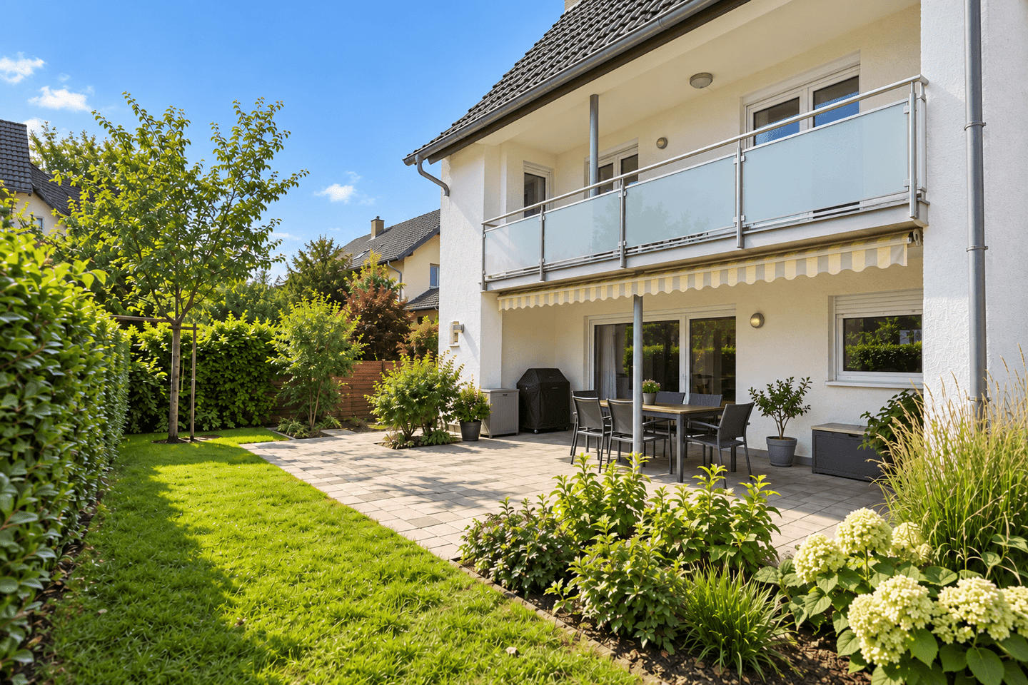 Provisionsfrei: 113 m² EG-Wohnung mit Wintergarten, Südterrasse & Garten – modernisiert, sofort frei, 76547 Sinzheim
