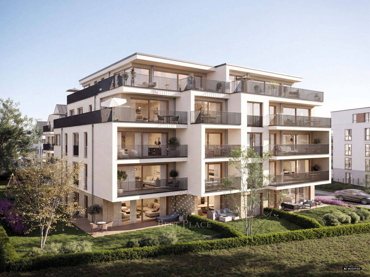 Raum für Nähe, Platz für eigene Träume: 3-Zimmer-Neubau mit über 91 m² und Balkon in Frankfurt, 60437 Frankfurt am Main